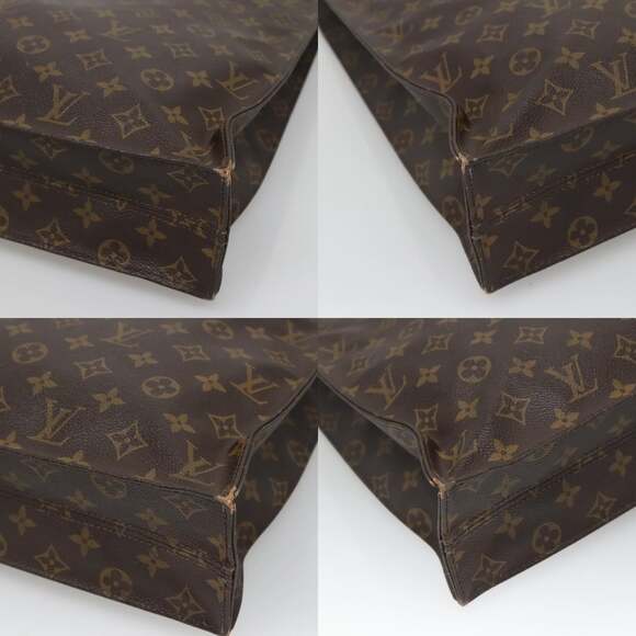 LOUIS VUITTON Monogram Sac Plat Hand Bag M51140 - Picture 10 of 12